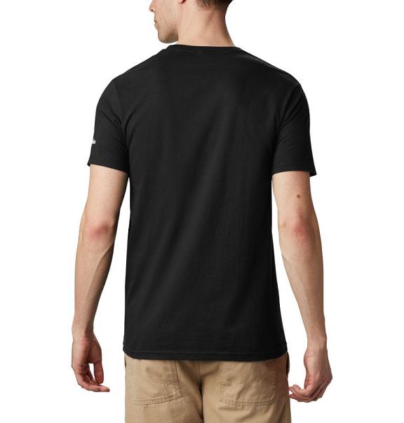 Columbia Pegasus T-Shirt Black For Men's NZ86091 New Zealand